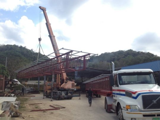 Banco Popular Truss Fab 01